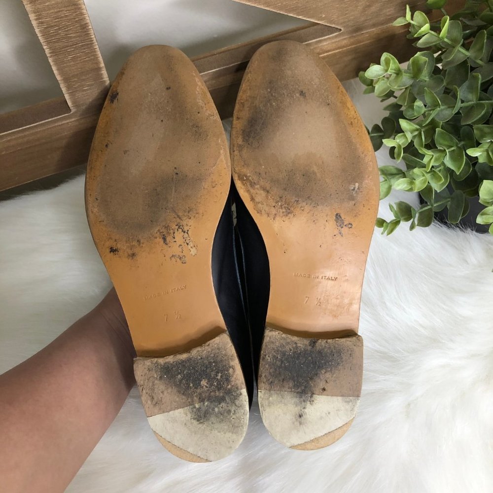 EVERLANE | The Modern Loafer Leather Navy US 7.5 - Picture 6 of 10